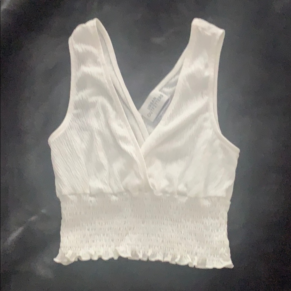 White Urban Outfitters Crop Shirt